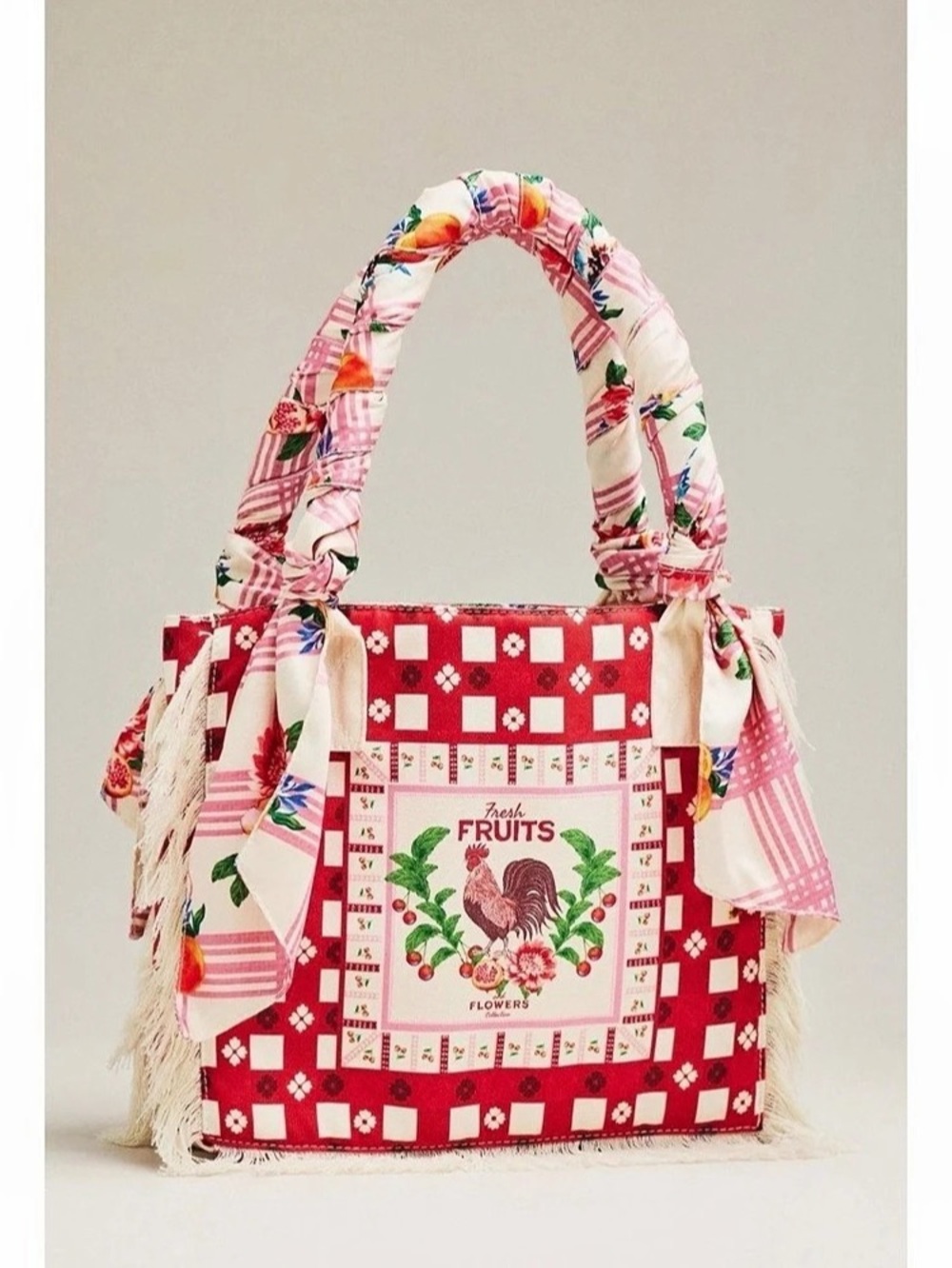 NWT Agua Bendita Storm Mini Fringe Tote Bag Anthropologie